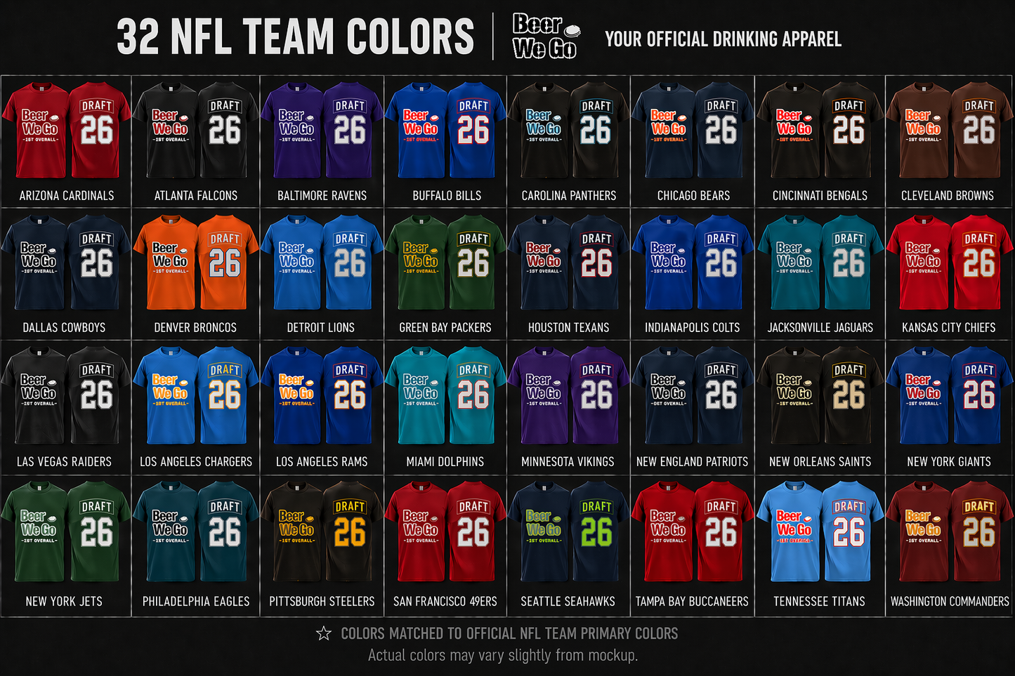 '26 NFL Draft + Beer We Go Tee